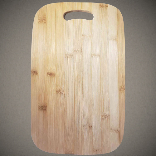 Large Bamboo cutting board with rounded corners 16in x 9.5in  Care instructions:  Hand Wash thoroughly before and after use.  Avoid abrasive cleaners.  Do not use over open flame.  Avoid cross-contamination of all food prep equipment.  Do not soak in water or exposed to heat or sunlight.  Wash with running water and dry after use.