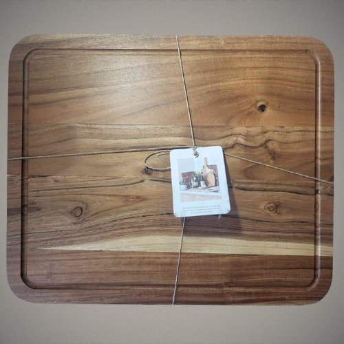 Wooden Ava Cutting Board 16x13x1